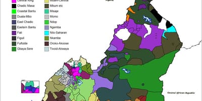 નકશો કેમરૂન ભાષા